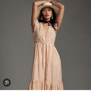 Anthropology Perigeine MIDI dress size M